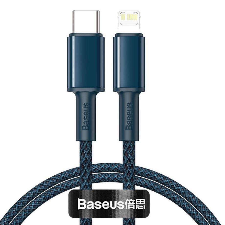 Baseus High Density USB-C zu Lightning 20 W PD 1 m – Blau