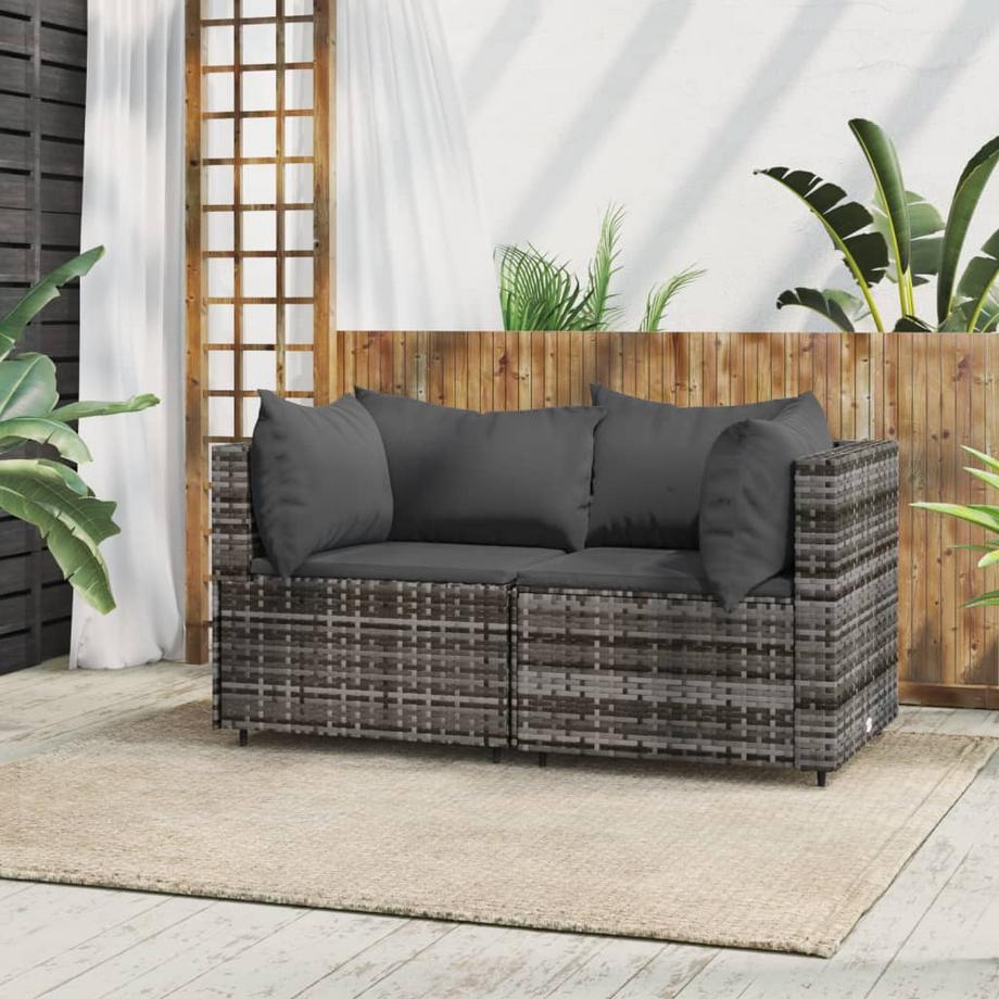VidaXL Ecksofa poly-rattan  