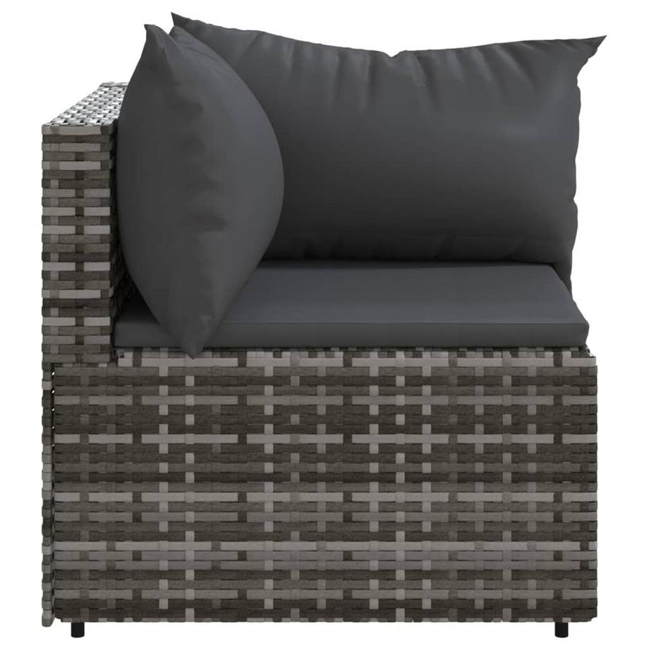 VidaXL Ecksofa poly-rattan  