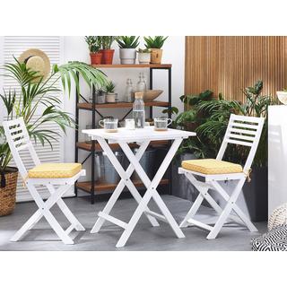 Beliani Lot de 2 coussins pour chaises de jardin en Polyester Moderne FIJI  