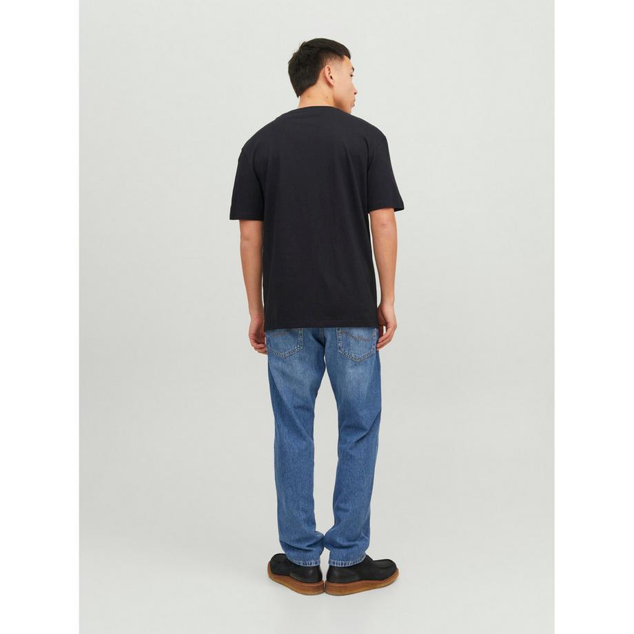 JACK & JONES JJE Star T-shirt Loose Fit con Stampa a Pigmento  