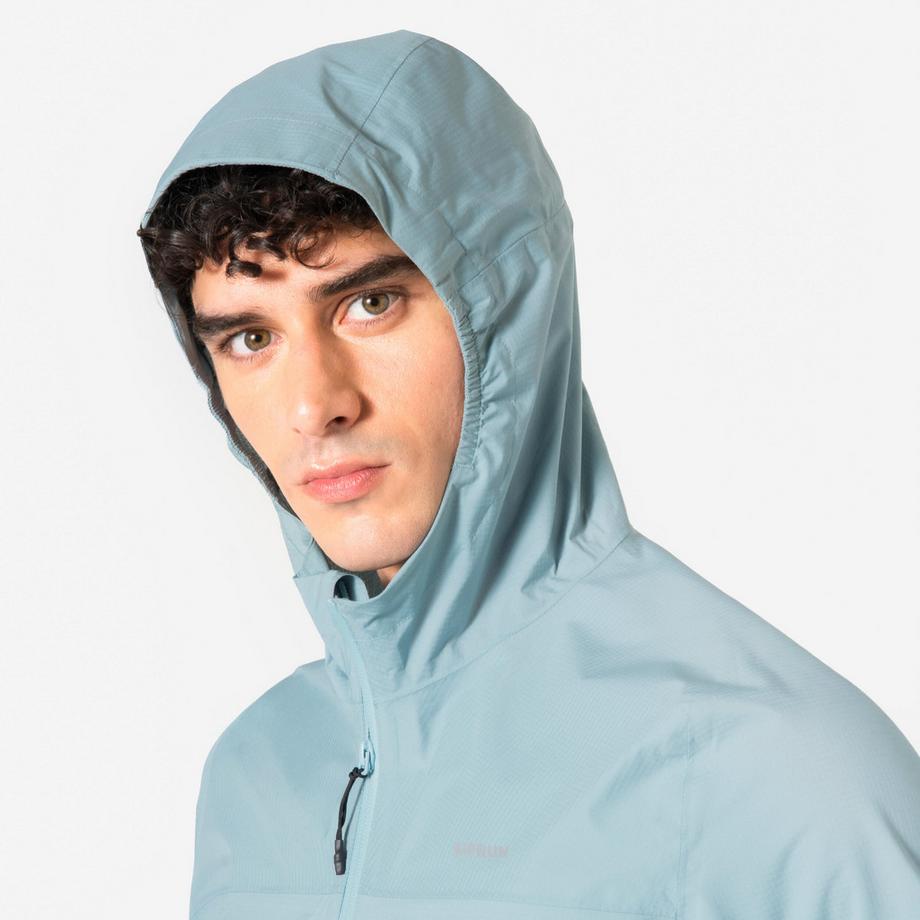 KIPRUN  Veste imperméable running trail Homme, KIPRUN Run Flow Bleu 