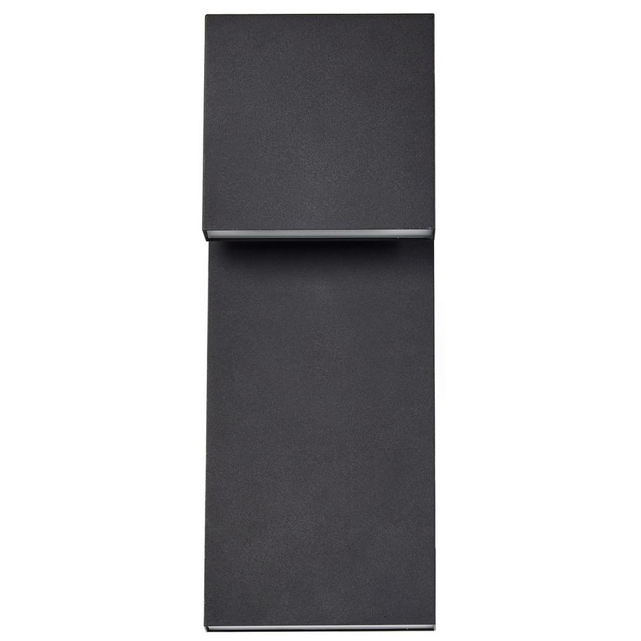 Beliani Lampe murale LED pour l'extérieur en Métal Moderne LIMONLU  