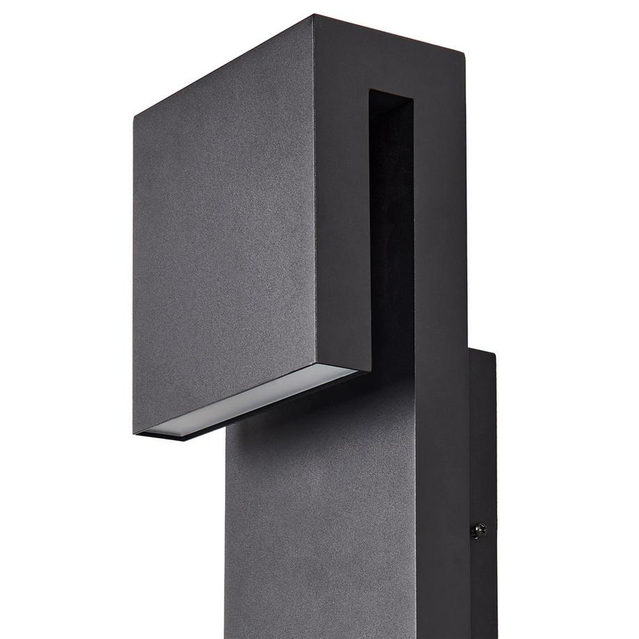 Beliani Lampe murale LED pour l'extérieur en Métal Moderne LIMONLU  