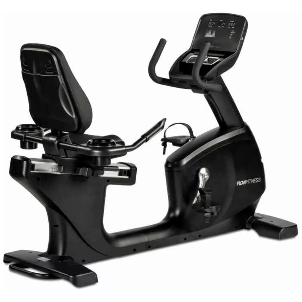 LooFITness - "Liegerad ""Pro rb5i recumbent bike"" Flow Fitness", One Size, Schwarz