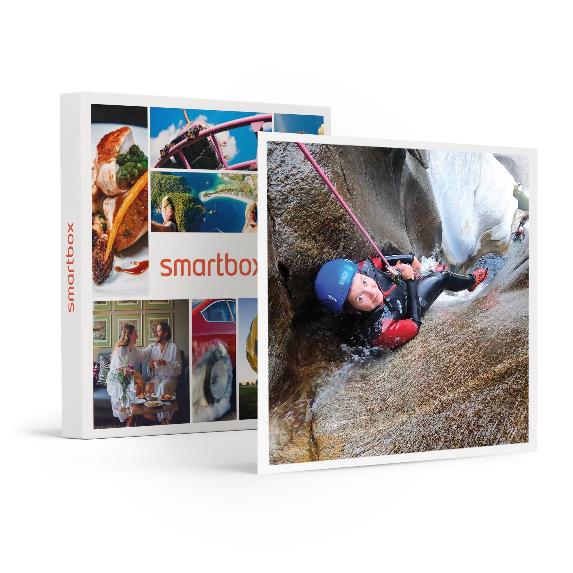 Smartbox  Cours de canyoning de 4h pour 2 débutants dans le canton du Tessin - Coffret Cadeau 