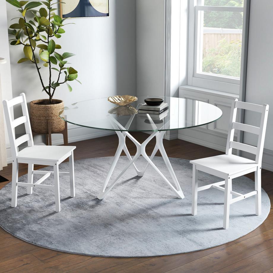 HOMCOM Chaises de salle à manger  