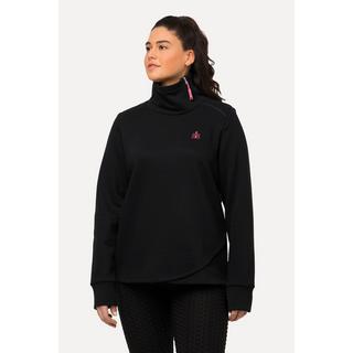 Ulla Popken  Sweatshirt, Stehkragen, Zipper, Mandala, Langarm 