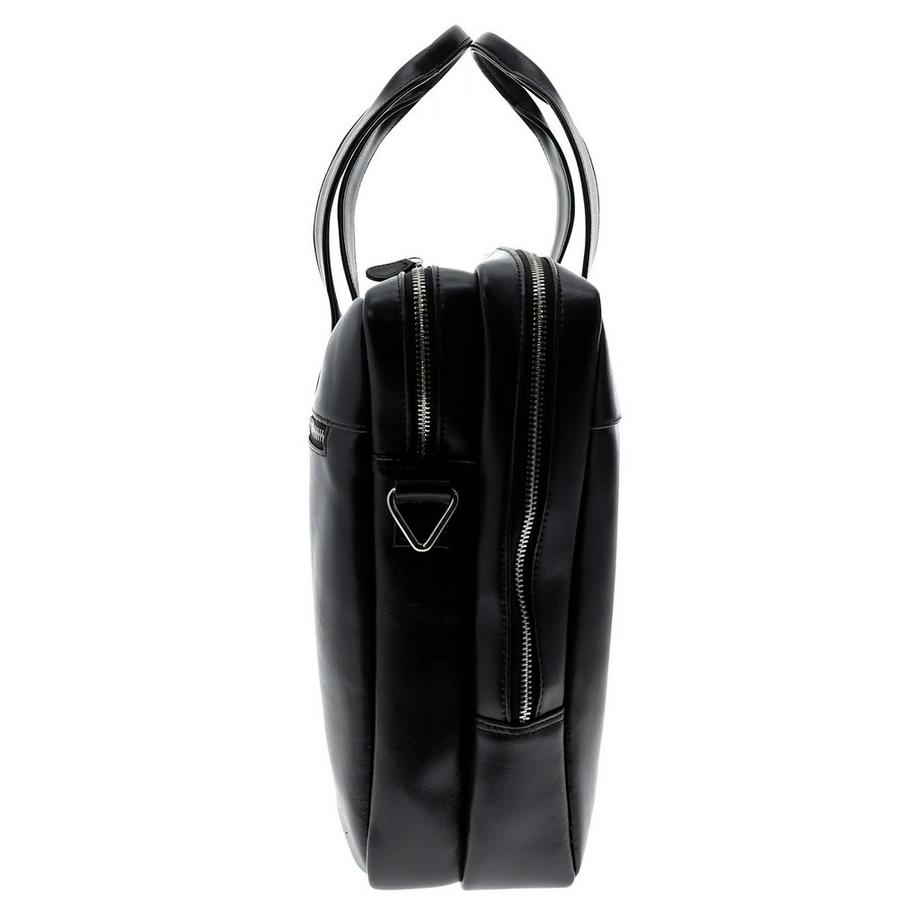 Exacompta Exactive Sacoche Cuir Double Compartiment pour Ordinateur Portable  