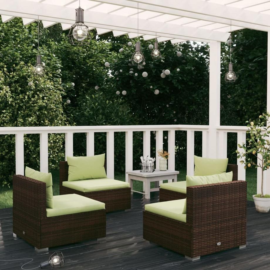VidaXL Garten-lounge-set poly-rattan  