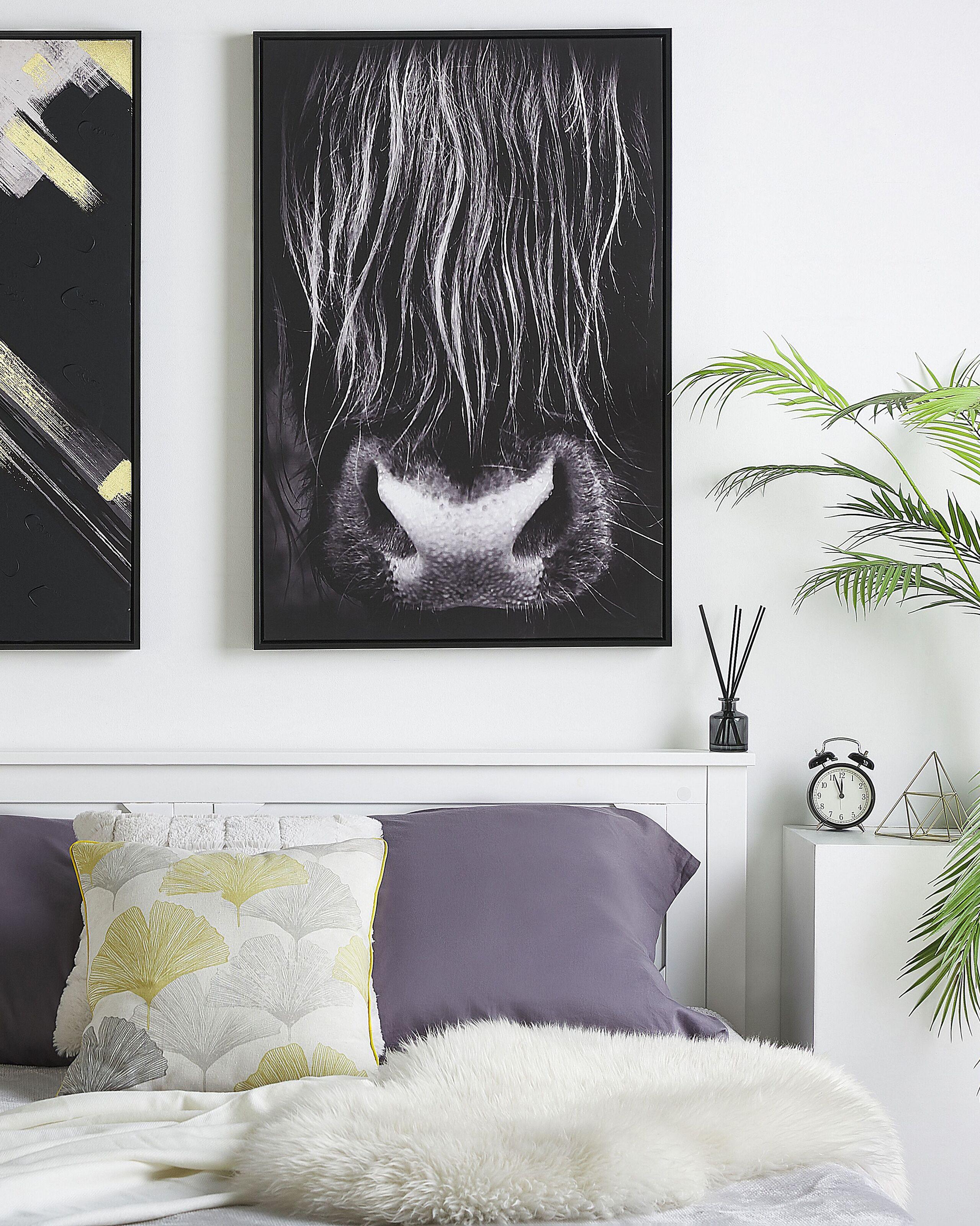 Beliani Imprimé sur toile en Tissu Moderne GALEATA  