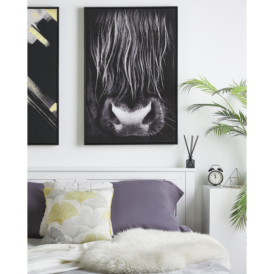 Beliani Imprimé sur toile en Tissu Moderne GALEATA  