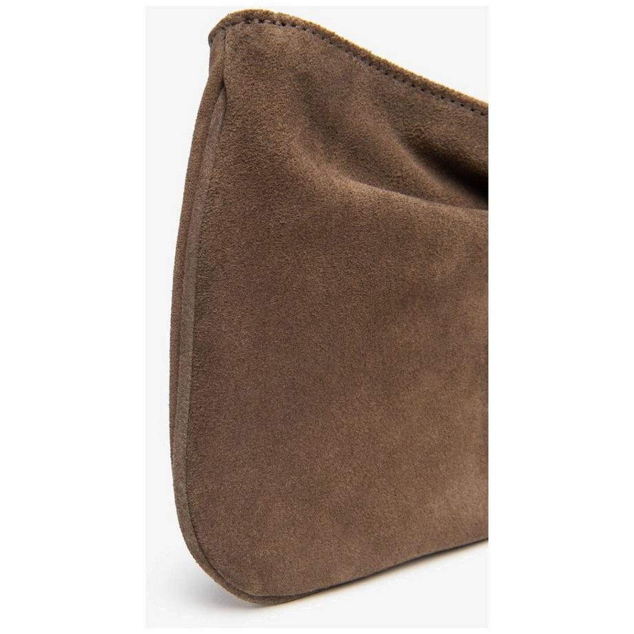 Nero Giardini Veloursleder Clutch mit zentralem Riemen  