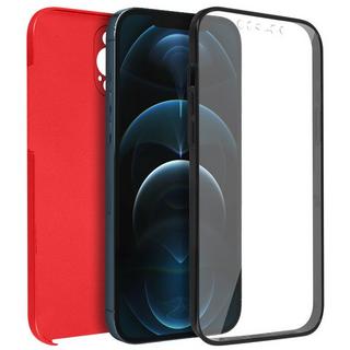 Avizar  Coque iPhone 12 Pro Max Intégrale Rouge 