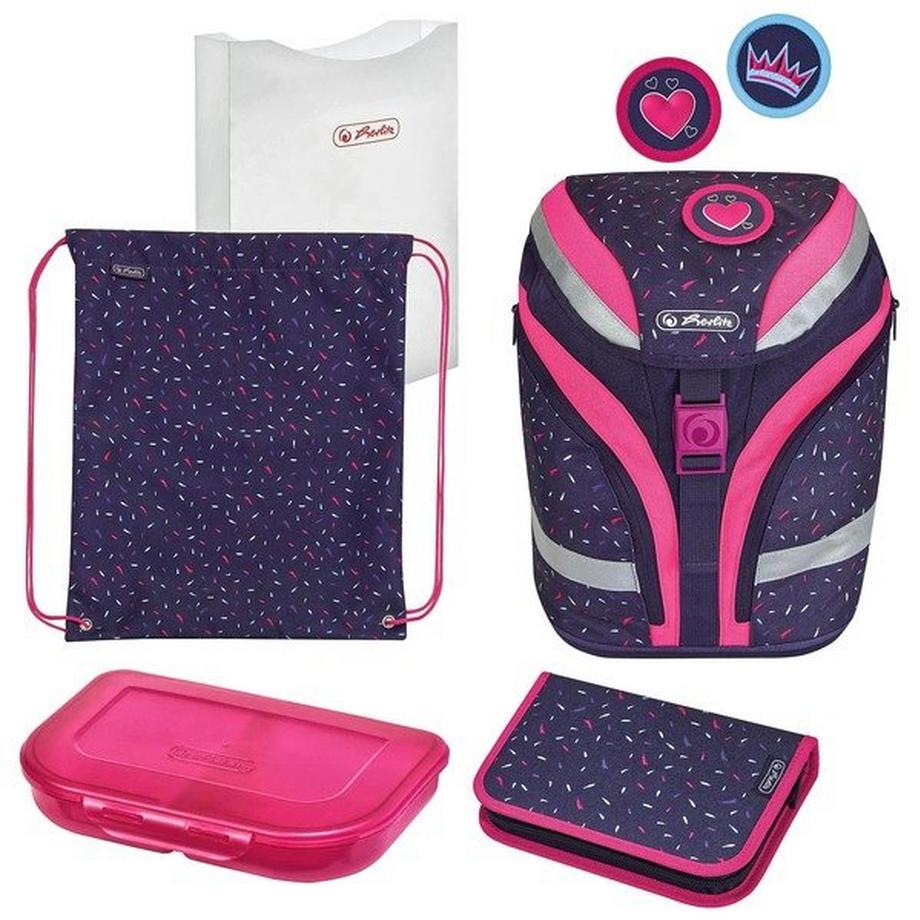 Herlitz  Set d'école SoftFlex Plus Tropical Hearts 