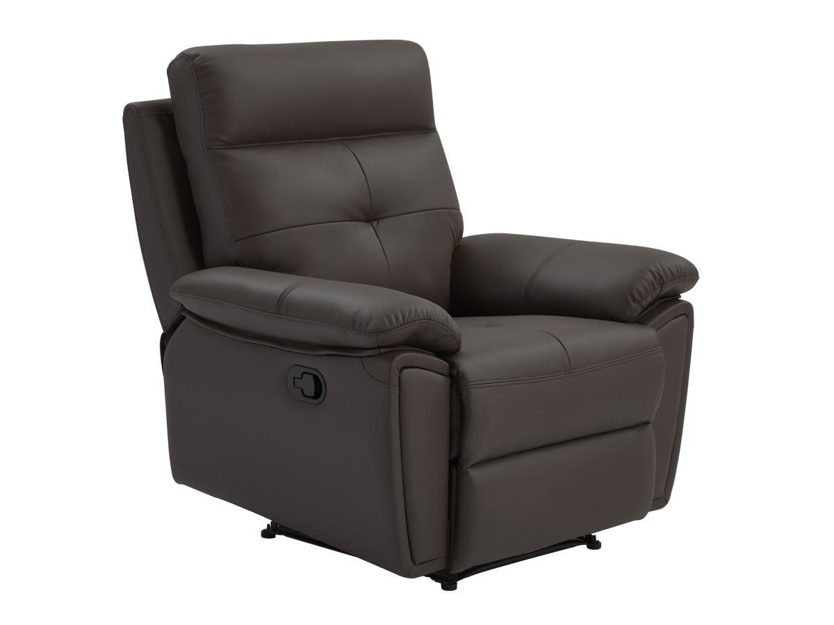 Vente-unique Relaxsessel - Leder - Braun - VINETA  