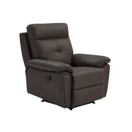 Vente-unique Relaxsessel - Leder - Braun - VINETA  