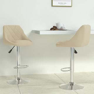 VidaXL Tabouret de bar velours  