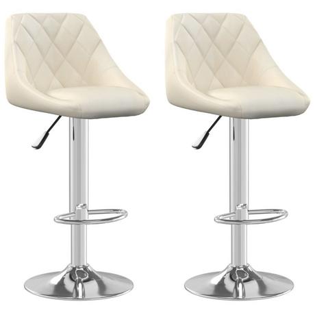 VidaXL Tabouret de bar velours  