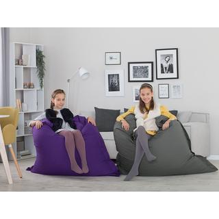 Beliani Grosser Sitzsack aus Polyester Modern FUZZY  