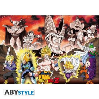 Abystyle Poster - Gerollt und mit Folie versehen - Dragon Ball - Arc Cell  