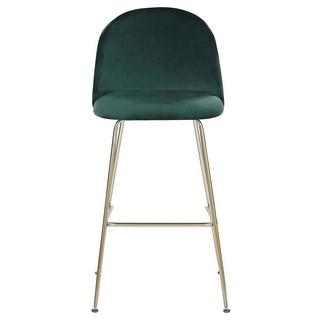 Beliani Set di 2 sedie alte en Velluto Moderno ARCOLA  