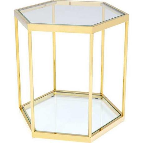 KARE Design Table d'appoint Peigne Or 55cm  