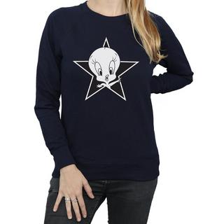 LOONEY TUNES  Tweety Pie Mono Star Sweatshirt 