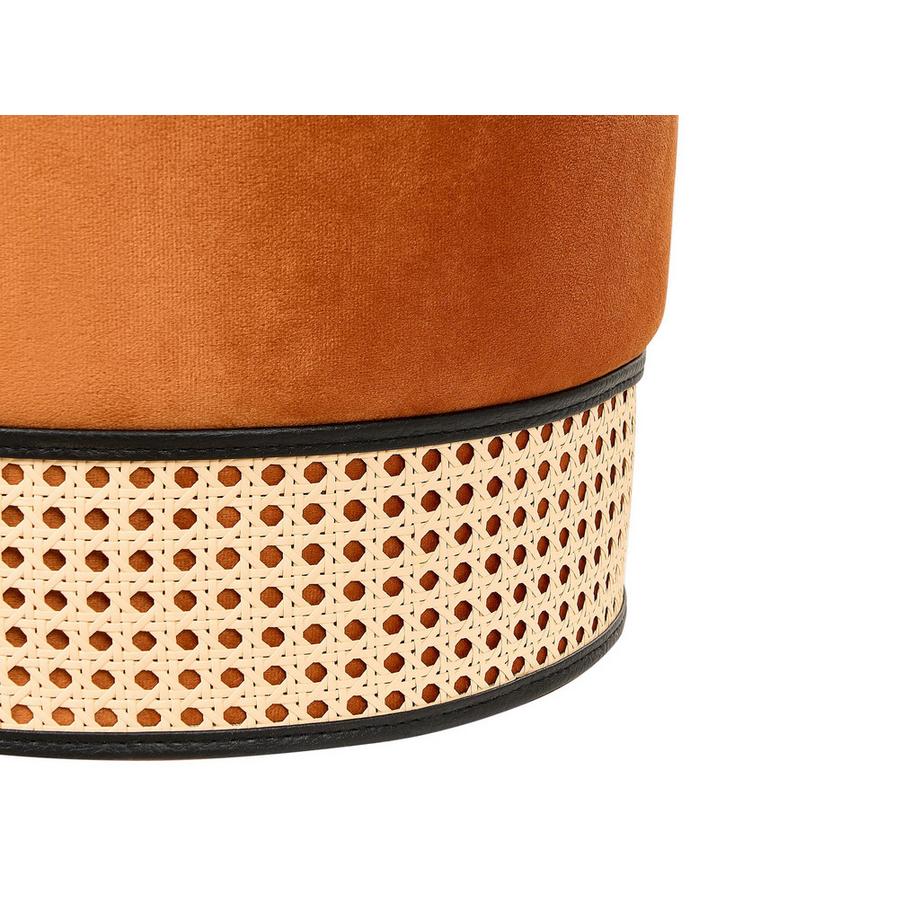 Beliani Pouf en Velluto Glamour YANKTON  