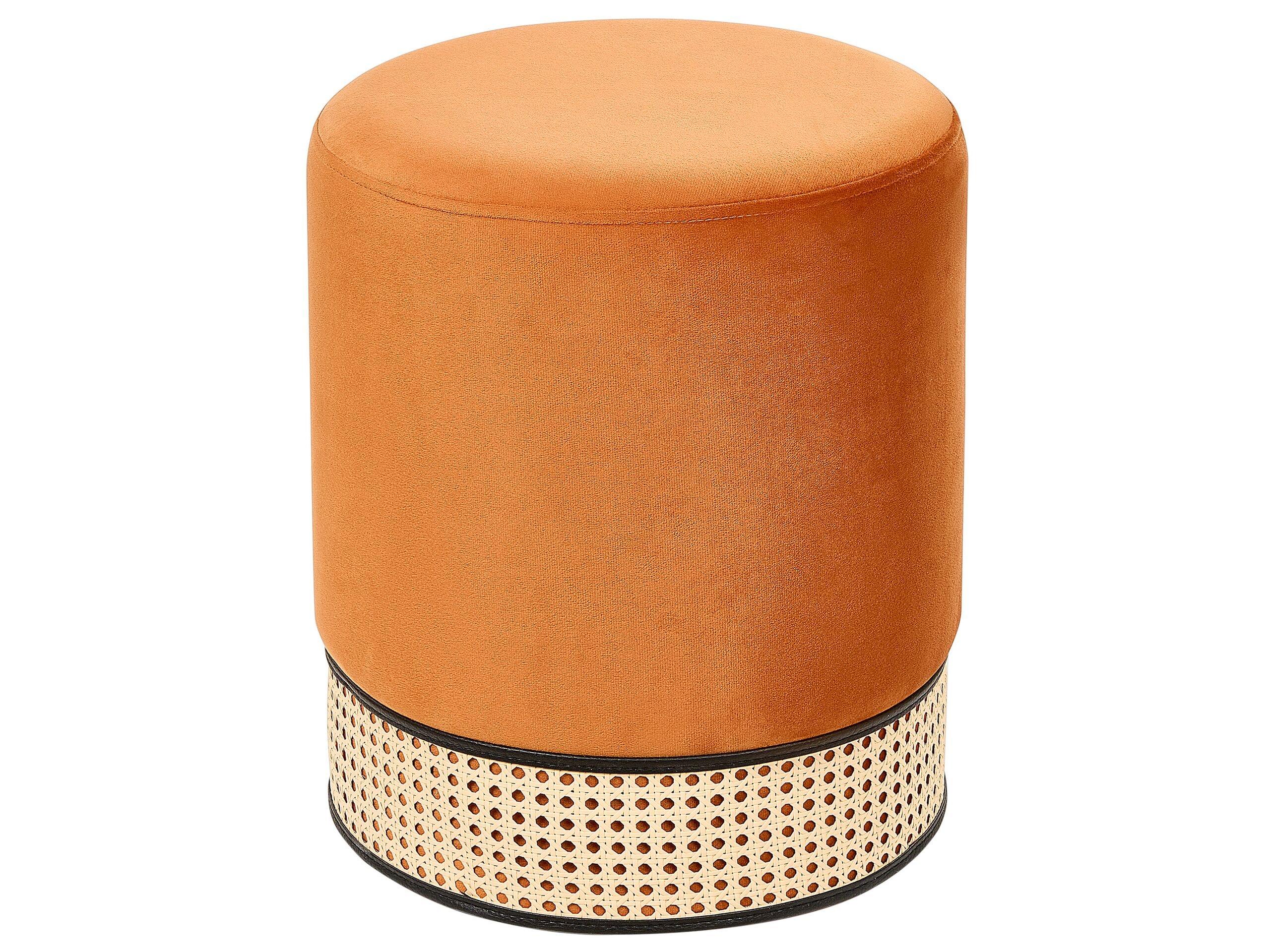 Beliani Pouf en Velluto Glamour YANKTON  