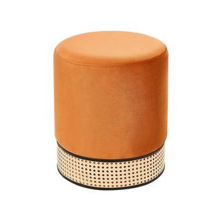 Beliani Pouf en Velours Glamour YANKTON  