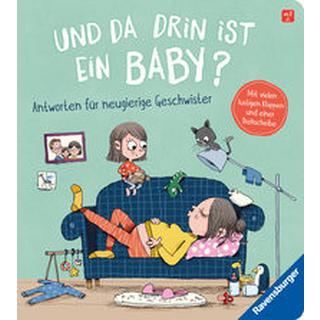 Und da drin ist ein Baby? Antworten für neugierige Geschwister Grimm, Sandra; Renger, Nikolai (Illustrationen) Gebundene Ausgabe 