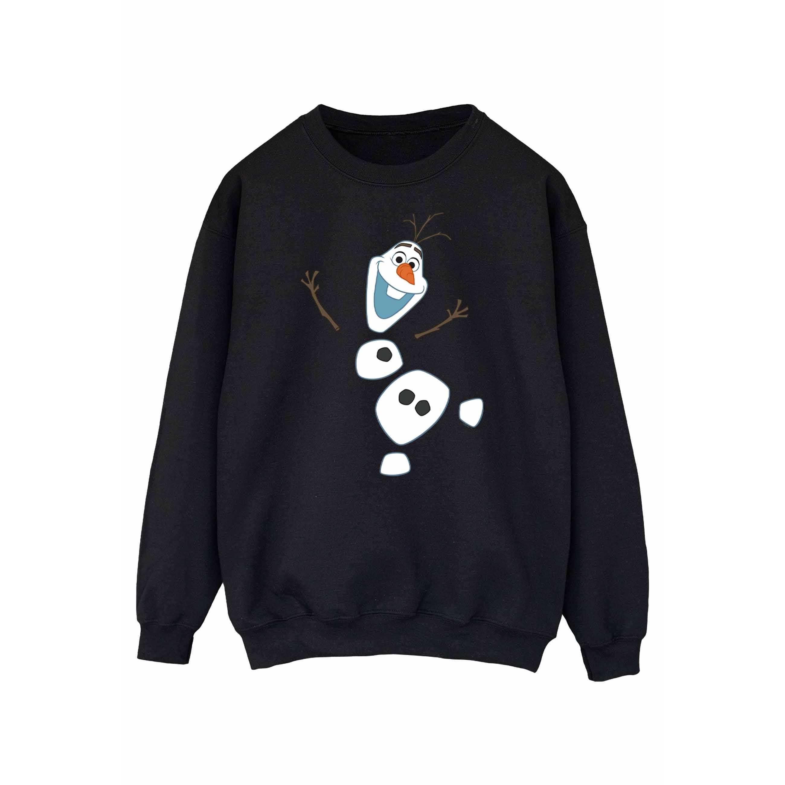 Image of Frozen Olaf Deconstructed Sweatshirt Damen Schwarz M