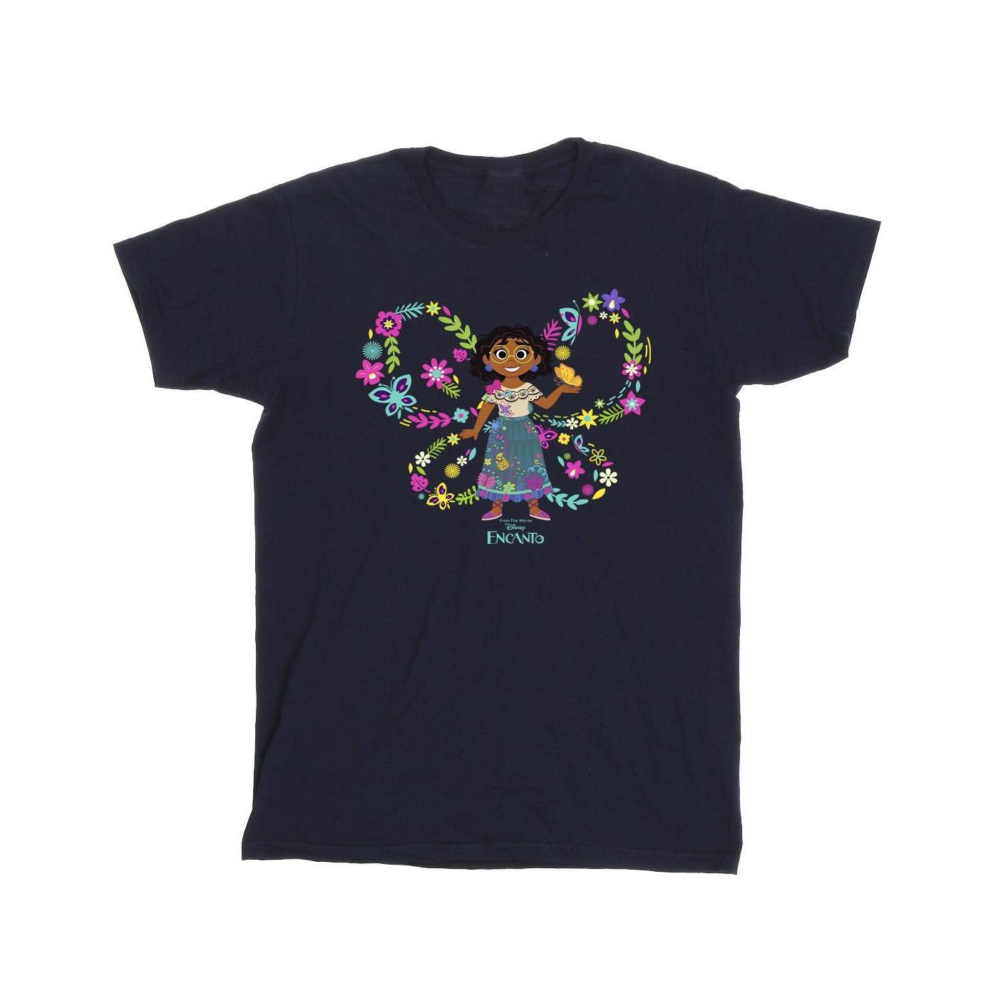 Image of Encanto Mirabel Butterfly Tshirt Herren Marine 3XL