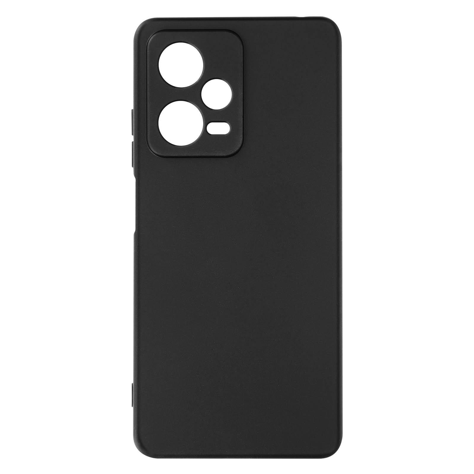 Avizar  Cover Redmi Note 12 Pro 5G opaca nera 