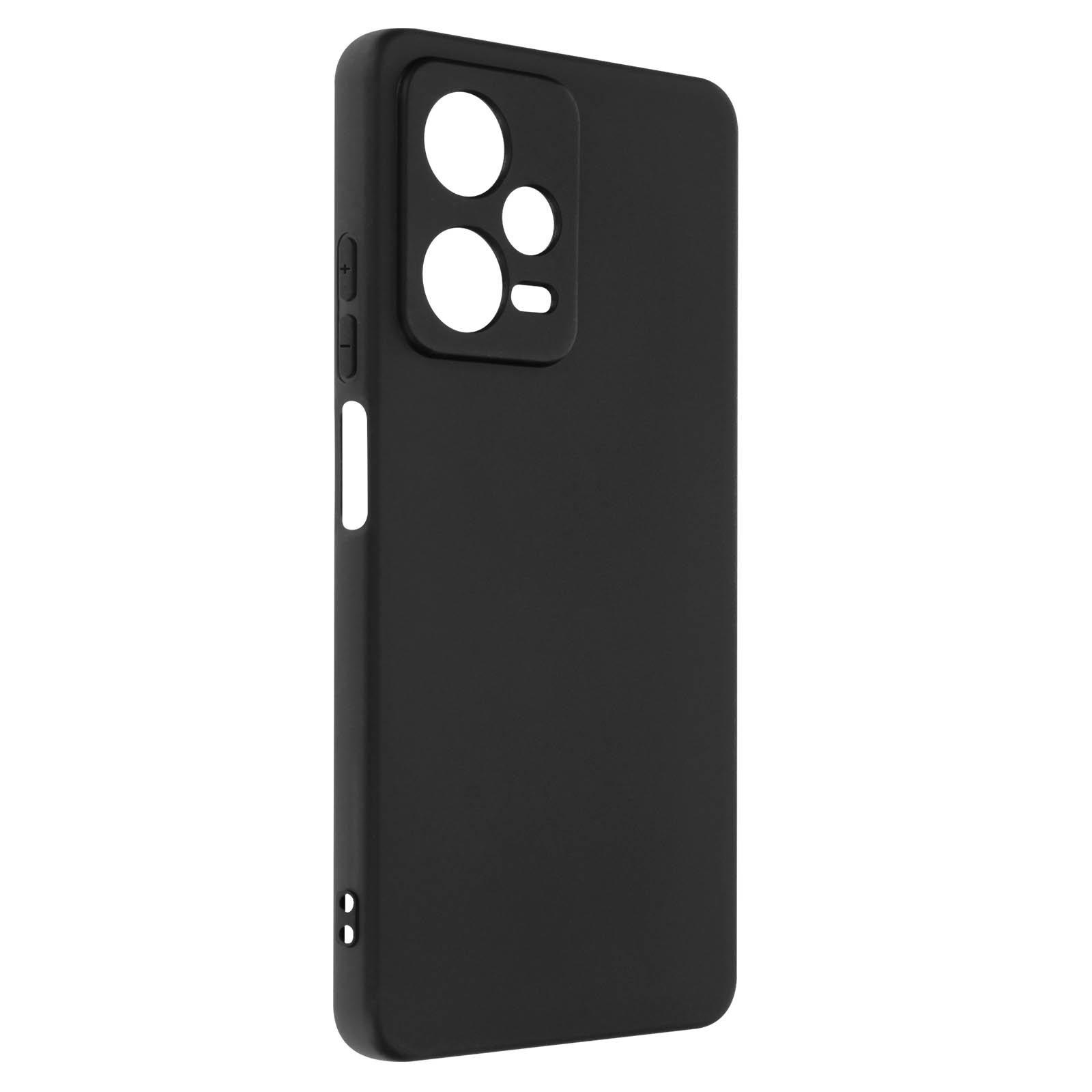 Avizar  Cover Redmi Note 12 Pro 5G opaca nera 