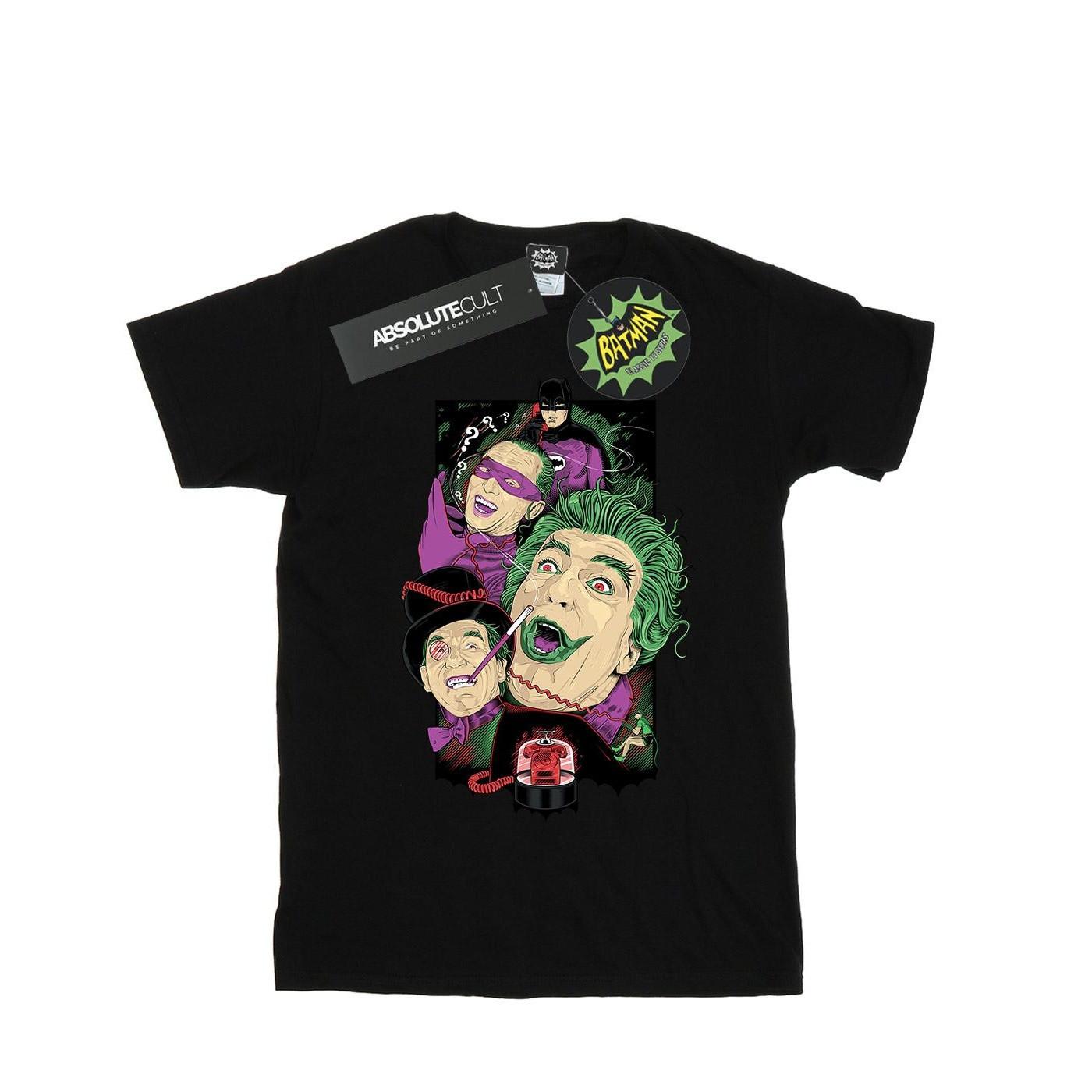 Image of Batman Tv Series Rogues Gallery Tshirt Jungen Schwarz 140/146