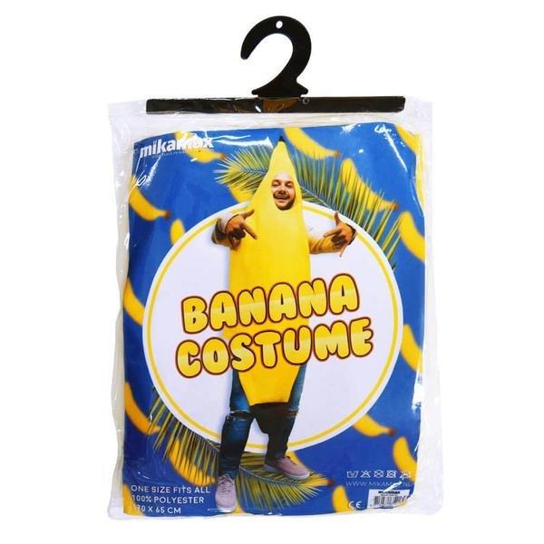 Mikamax  Costume de Mascarade - Banane - Taille Unique 