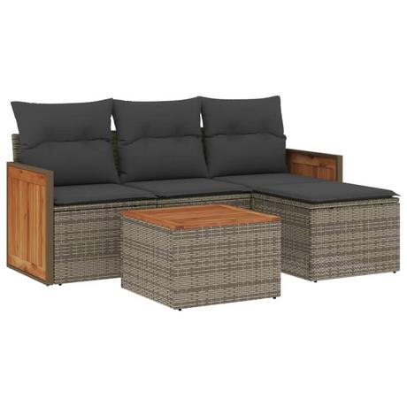 VidaXL Garten sofagarnitur poly-rattan  