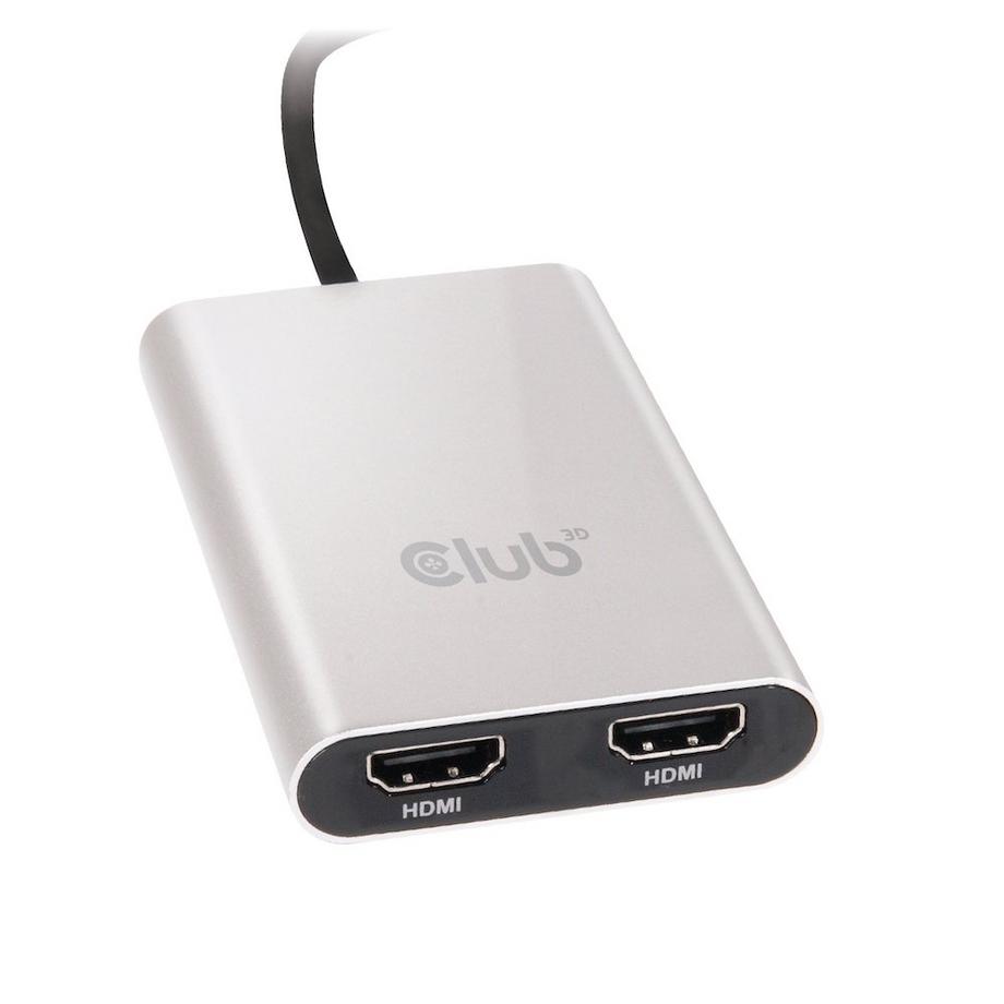 Club3D  CLUB3D Thunderbolt 3 auf Dual HDMI 2.0 Adapter 