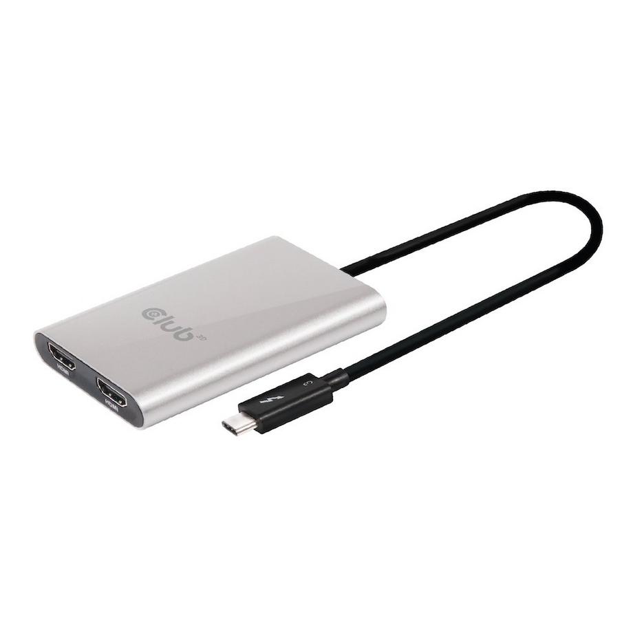 Club3D  CLUB3D Thunderbolt 3 auf Dual HDMI 2.0 Adapter 