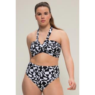 Studio Untold  Culotte de bikini taille haute, imprimé graphique 