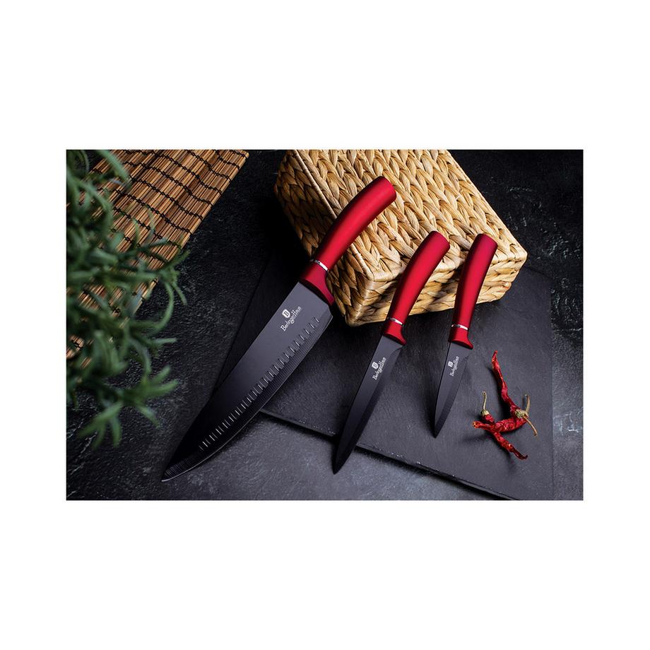 Berlinger Haus 17-teiliges Kochgeschirr-Set Burgundy Edition  