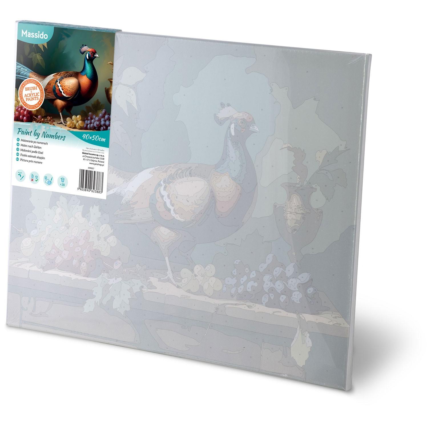 B2X Malen nach Zahlen 40x50 cm Massido Fasan  