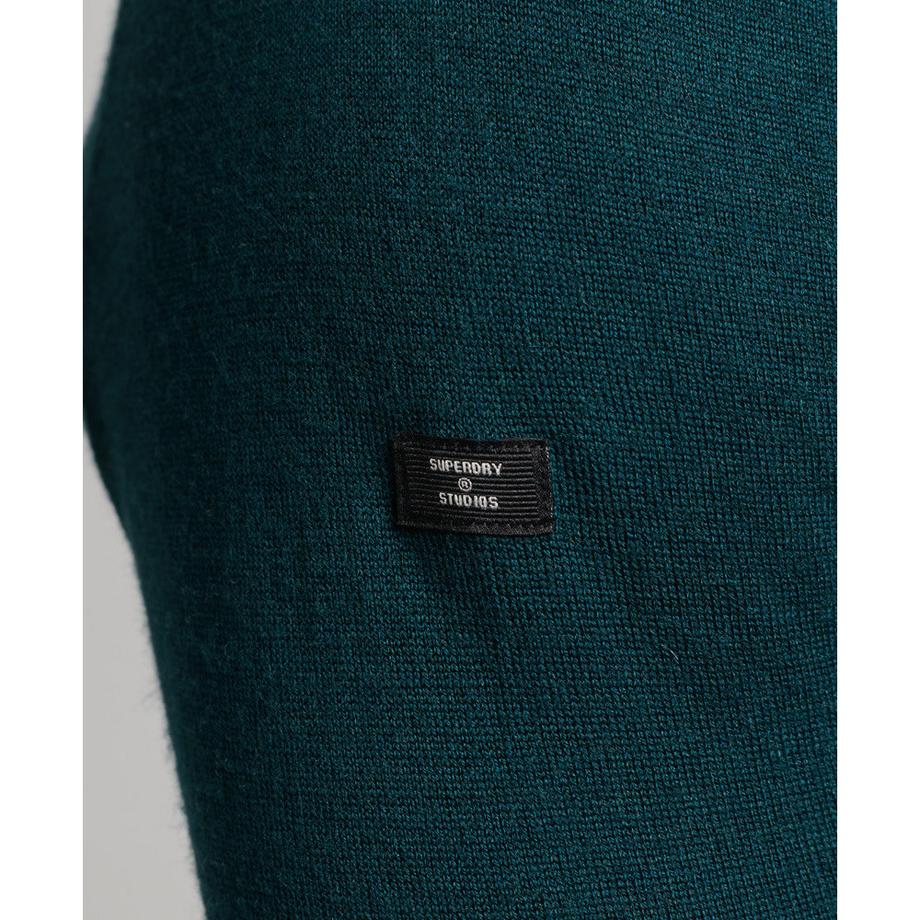 Superdry Pull Col Roulé Mérinos  