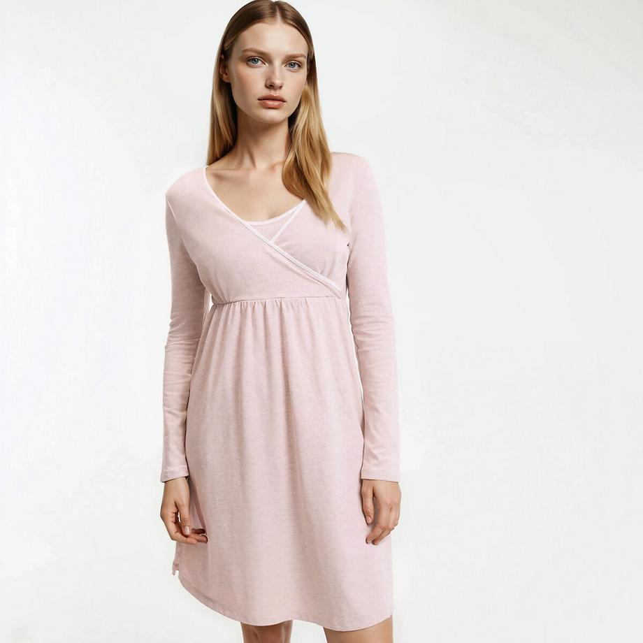 La Redoute Collections Chemise de Nuit Manches Longues de Grossesse  