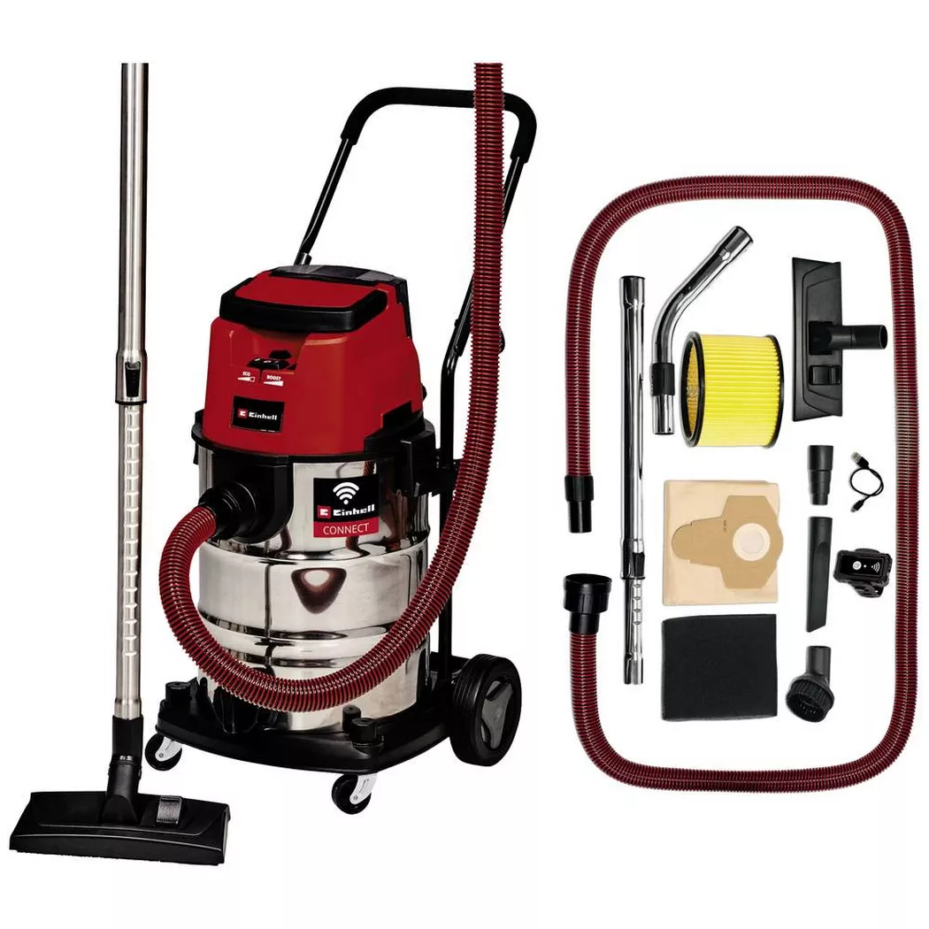 Einhell – Professional Akku-Nass-Trockensauger TP-VC 36/30 S Auto-Solo, Multicolor, One Size