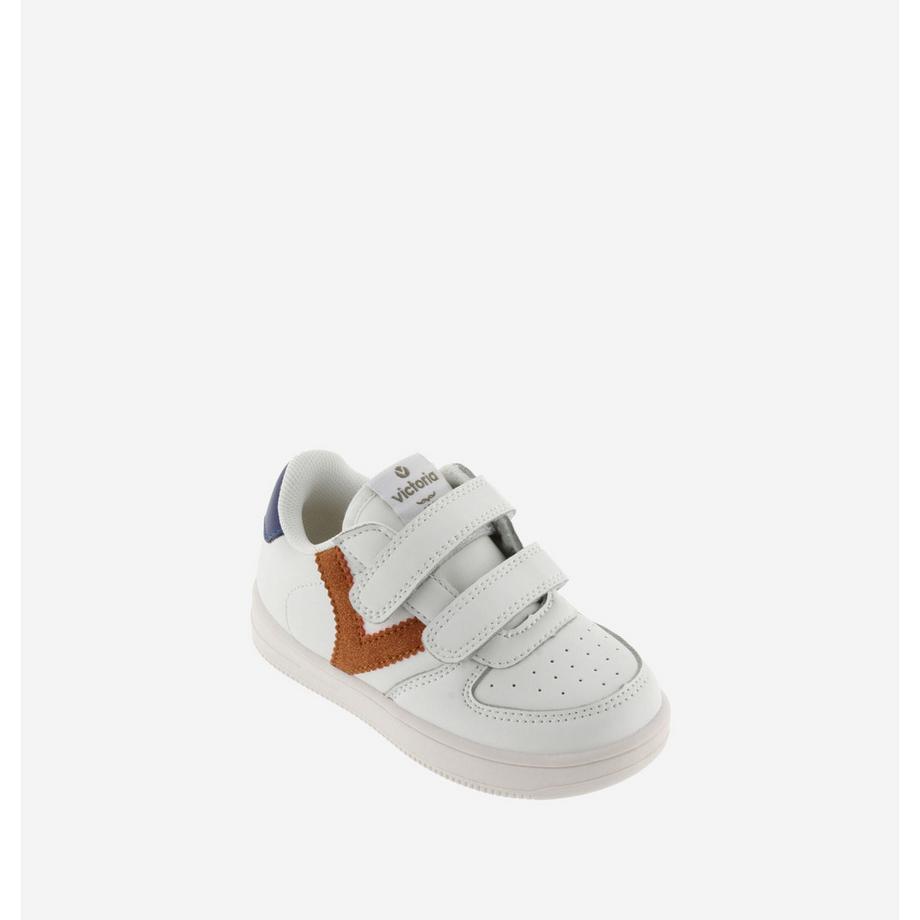 Victoria Tiempo Sneakers in Lederoptik mit Kontrast  