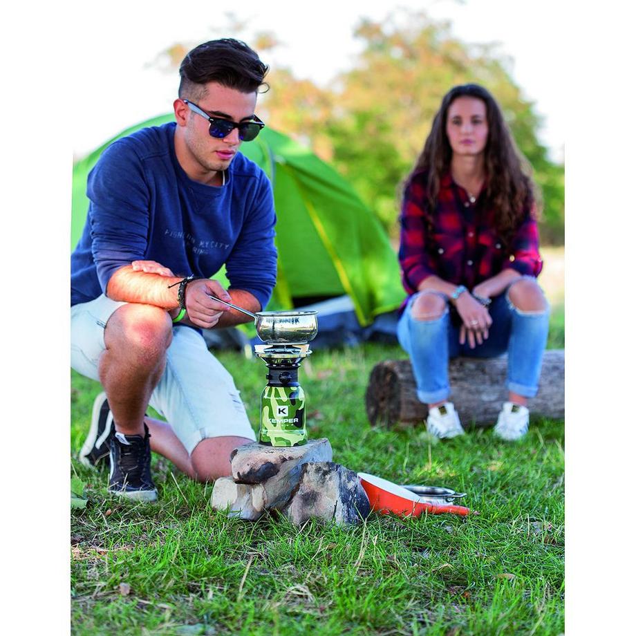 KEMPER  Campingkocher mit Piezozündung 
