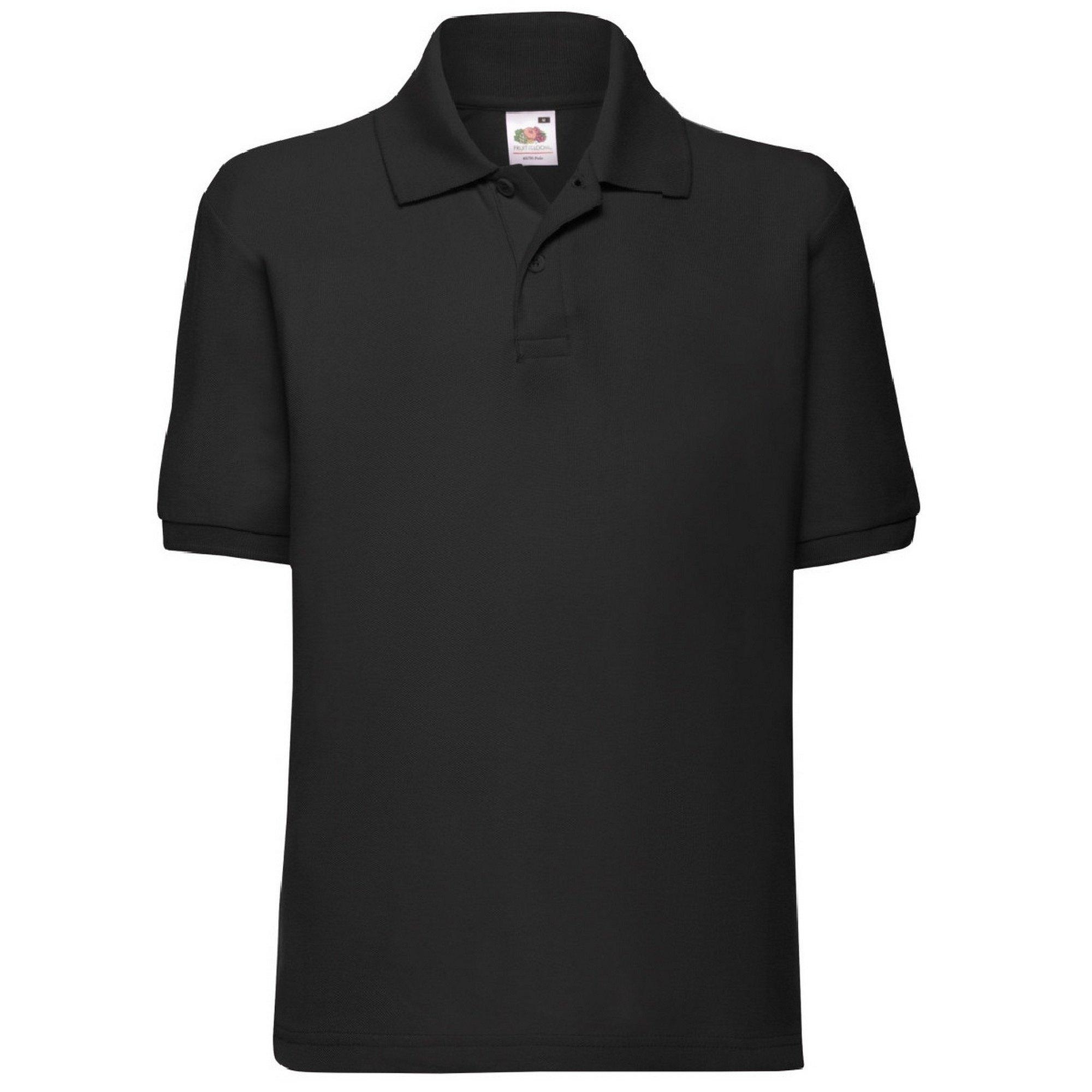 Image of Polo Shirt, Kurzarm (2 Stückpackung) Jungen Schwarz 7-8A